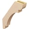 Ekena Millwork 3-inch W x 16-inch D x 22-inch H Olympic Rough Cedar Woodgrain TimberThane Knee Brace, Primed BRCUR03X16X22OLYRCPR - alternate 5